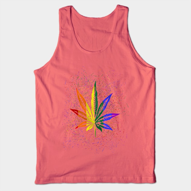 Cannabis Pride Tank Top by asaiphoto